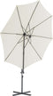 vidaXL - Parasol - met - draagbare - voet - antracietkleurig