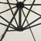vidaXL - Parasol - met - draagbare - voet - antracietkleurig