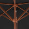 vidaXL - Parasol - met - houten - paal - 150x200 - cm - terracottakleurig