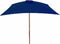 vidaXL - Parasol - met - houten - paal - 200x300 - cm - blauw