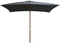 vidaXL - Parasol - met - houten - paal - 200x300 - cm - bordeauxrood