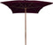 vidaXL - Parasol - met - houten - paal - 200x300 - cm - crèmewit