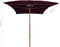 vidaXL - Parasol - met - houten - paal - 200x300 - cm - taupe