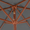vidaXL - Parasol - met - houten - paal - 270 - cm - antraciet