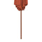 vidaXL - Parasol - met - houten - paal - 270 - cm - terracotta