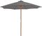 vidaXL - Parasol - met - houten - paal - 300 - cm - antraciet