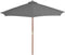 vidaXL - Parasol - met - houten - paal - 300 - cm - antraciet
