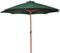 vidaXL - Parasol - met - houten - paal - 300 - cm - taupe