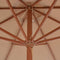 vidaXL - Parasol - met - houten - paal - 300 - cm - taupe