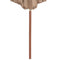 vidaXL - Parasol - met - houten - paal - 300 - cm - taupe