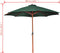 vidaXL - Parasol - met - houten - paal - 300 - cm - taupe