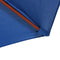 vidaXL - Parasol - met - houten - paal - 300x258 - cm - blauw