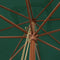 vidaXL - Parasol - met - houten - paal - 300x300x273 - cm - groen