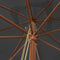 vidaXL - Parasol - met - houten - paal - 300x300x273 - cm - antracietkleurig