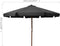 vidaXL - Parasol - met - houten - paal - 330 - cm - antraciet