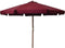 vidaXL - Parasol - met - houten - paal - 330 - cm - bordeauxrood