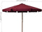 vidaXL - Parasol - met - houten - paal - 330 - cm - bordeauxrood