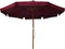 vidaXL - Parasol - met - houten - paal - 330 - cm - bordeauxrood