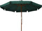 vidaXL - Parasol - met - houten - paal - 330 - cm - groen