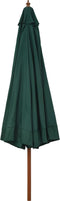 vidaXL - Parasol - met - houten - paal - 330 - cm - groen
