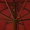 vidaXL - Parasol - met - houten - paal - 330 - cm - terracottakleurig