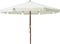 vidaXL - Parasol - met - houten - paal - 330 - cm - zandwit