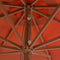 vidaXL - Parasol - met - houten - paal - 350 - cm - terracottakleurig