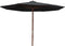 vidaXL - Parasol - met - houten - paal - 350 - cm - zwart