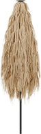 vidaXL - Parasol - met - LED's - en - stalen - paal - 268x268x226 - cm - bruin