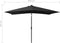 vidaXL - Parasol - met - LED's - en - stalen - paal - 2x3 - m - groen