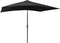 vidaXL - Parasol - met - LED's - en - stalen - paal - 2x3 - m - groen