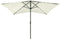 vidaXL - Parasol - met - LED's - en - stalen - paal - 2x3 - m - groen