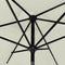 vidaXL - Parasol - met - LED's - en - stalen - paal - 2x3 - m - zandkleurig