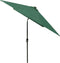 vidaXL - Parasol - met - LED's - en - stalen - paal - 2x3 - m - zandkleurig