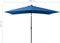 vidaXL - Parasol - met - LED's - en - stalen - paal - 2x3 - m - azuurblauw