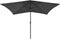 vidaXL - Parasol - met - LED's - en - stalen - paal - 2x3 - m - antracietkleurig