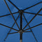 vidaXL - Parasol - met - LED's - en - stalen - paal - 2x3 - m - azuurblauw