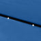 vidaXL - Parasol - met - LED's - en - stalen - paal - 2x3 - m - azuurblauw