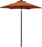 vidaXL - Parasol - met - LED-verlichting - 200x211 - cm - aluminium - terracotta