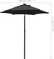vidaXL - Parasol - met - LED-verlichting - 200x211 - cm - aluminium - zwart