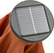 vidaXL - Parasol - met - LED-verlichting - 200x211 - cm - aluminium - terracotta