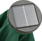 vidaXL - Parasol - met - LED-verlichting - 200x211 - cm - aluminium - groen