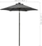vidaXL - Parasol - met - LED-verlichting - 200x211 - cm - aluminium - antracietkleur