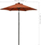 vidaXL - Parasol - met - LED-verlichting - 200x211 - cm - aluminium - terracotta