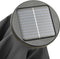 vidaXL - Parasol - met - LED-verlichting - 200x211 - cm - aluminium - antracietkleur