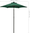 vidaXL - Parasol - met - LED-verlichting - 200x211 - cm - aluminium - groen