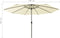 vidaXL - Parasol - met - LED-verlichting - 400 - cm - groen