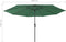 vidaXL - Parasol - met - LED-verlichting - 400 - cm - groen