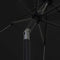 vidaXL - Parasol - met - LED-verlichting - en - aluminium - paal - 270 - cm - groen