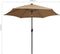 vidaXL - Parasol - met - LED-verlichting - en - aluminium - paal - 270 - cm - taupe